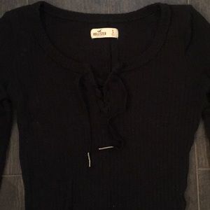 black Hollister top